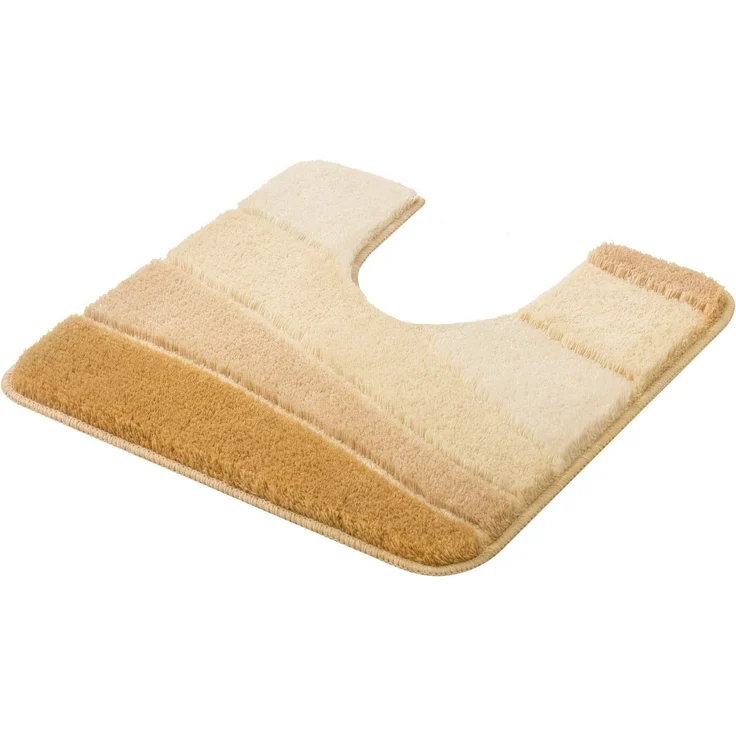 MEUSCH Badematte Ocean, Höhe 23 mm, rutschhemmend beschichtet, fußbodenheizungsgeeignet, Kunstfaser, Badteppich, Wellen Design, mit Farbverlauf, Hoch-Tief Effekt, waschbar – Bild 2