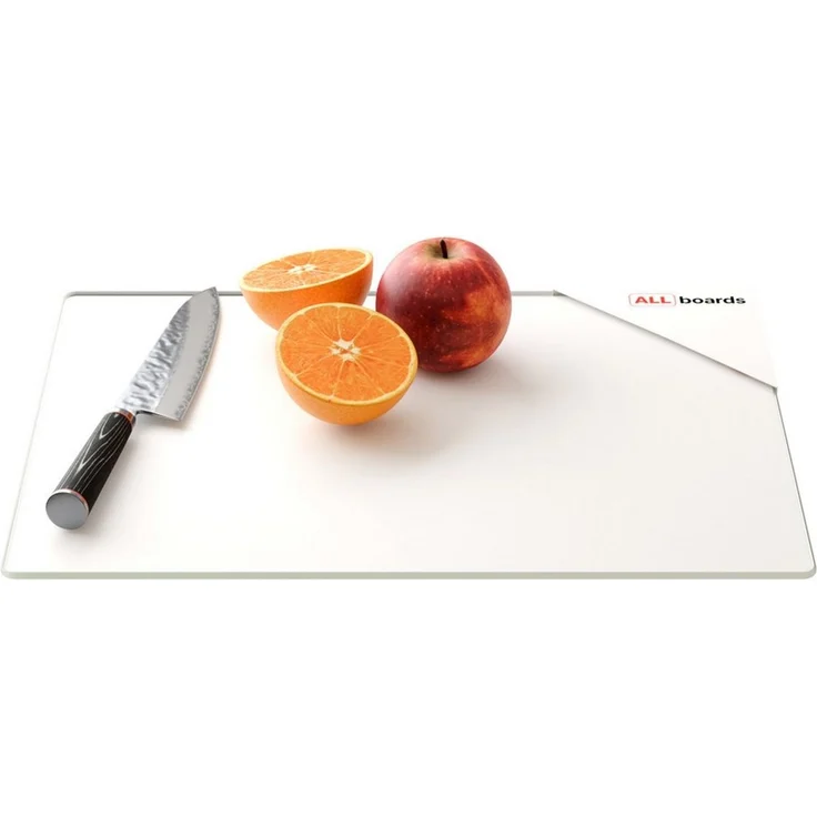 ALLboards Schneidebrett Glas Herdabdeckplatte Schneidebrett Arbeitsplatte Herdschutz, Glas – Bild 1