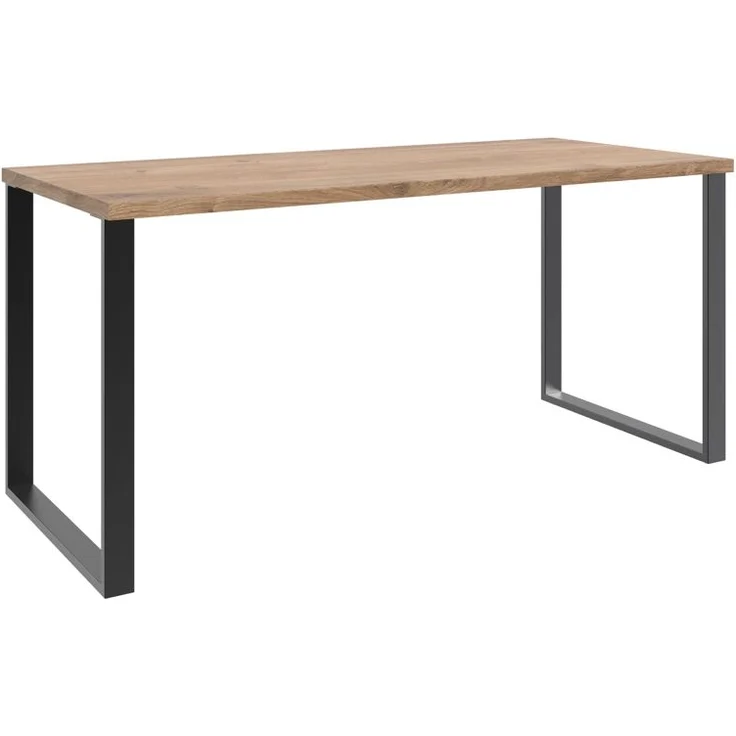Home Desk Schreibtisch braun Holzwerkstoff 70cm x 159cm x 75cm – Bild 1