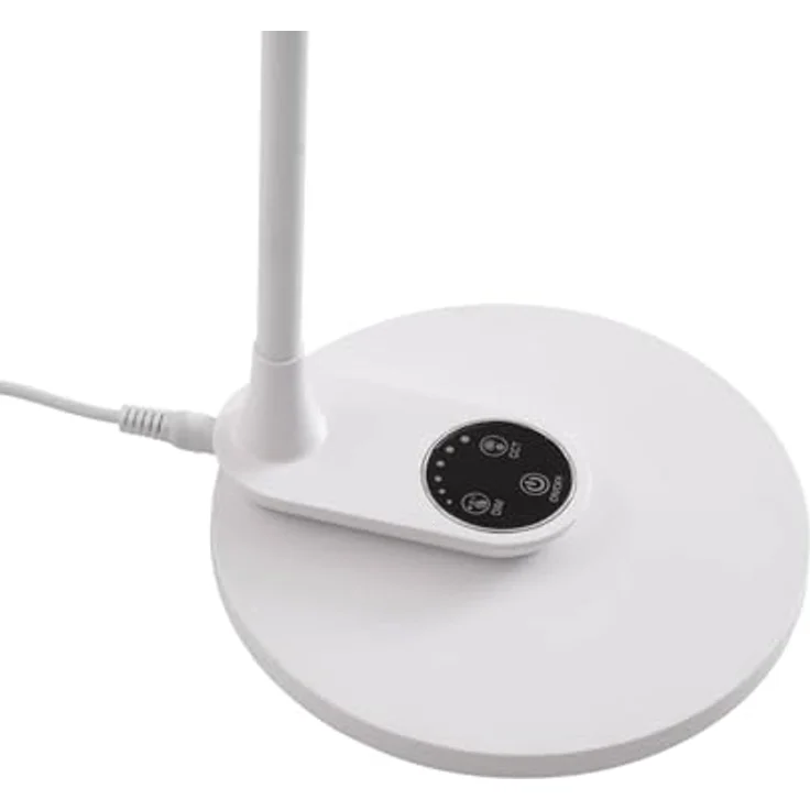 Lindby Valtaria LED-Tischleuchte, weiß, CCT, dimmbar, flexibler Hals, Touch-Schalter – Bild 8