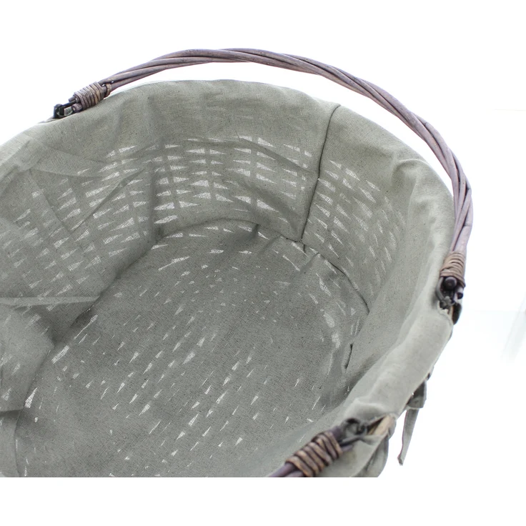 Füllkorb Flechtkorb Einkaufskorb Flaschenkorb Korb Weidekorb natur Bügelkorb – Bild 3