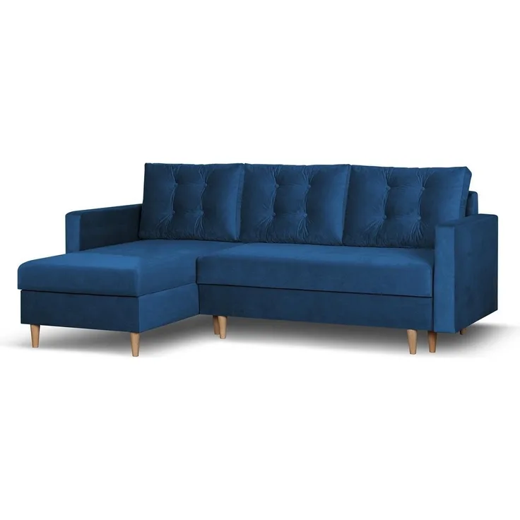 Beautysofa Ecksofa Sigurd Die Lieferung beinhaltet die Lieferung in die Wohnung, 226 cm Ecke für Wohnzimmer, im skandinavischen Stil, Polsterecke mit Schlaffunktion und Bettkasten
