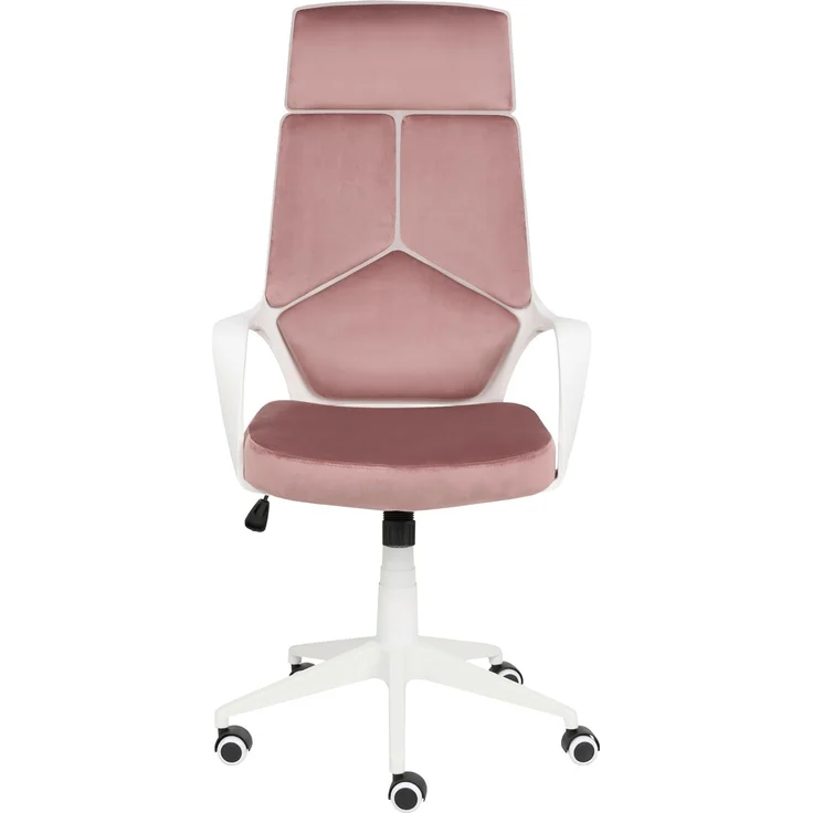 Bürostuhl DELIGHT Samtstoff Pastellrosa – Bild 4