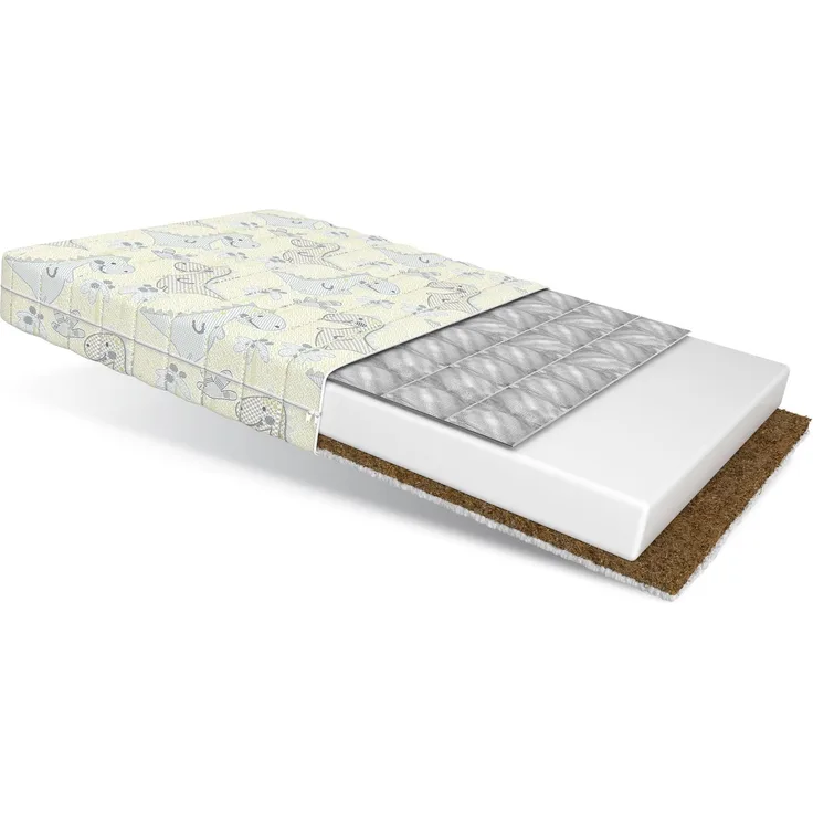 Matratze 80x160 Kaltschaum MIKI Dino H2 H3 9 cm Babymatratze Schaum Kokos Buchweizen