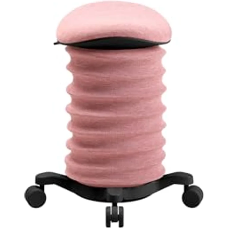 TOPSTAR Sitness 4D mit Rollen AGR-Zertifiziert Dynamischer Sitzhocker schwarz - Rose, ergonomischer Bürohocker - höhenverstellbar - stärkt den Rücken - entlastet die Bandscheiben – Bild 3