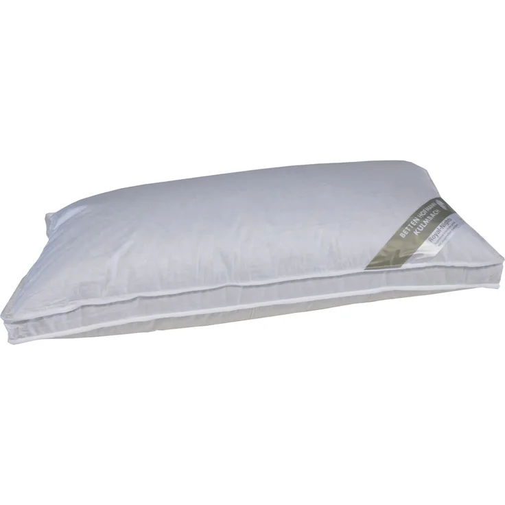 Bella Star Kopfkissen 40x80 mit Außensteg Federkissen Kissen 20% Daunen 650 g