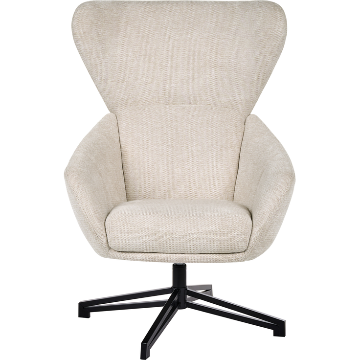 Drehsessel DALEN Stoff Hellbeige – Bild 4