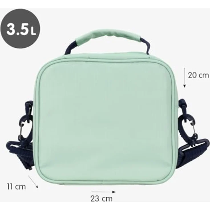 milan Thermotasche Serie 1918 mit 3 Lunch-Boxen grün 3 5 l – Bild 7