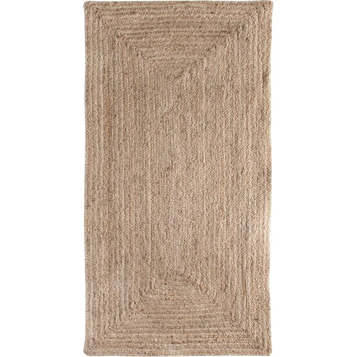 LUXOR living Teppich Salo, rechteckig, Höhe: 6 mm, Juteteppich, handgeflochten, Flecht Design, 100% Naturfaser