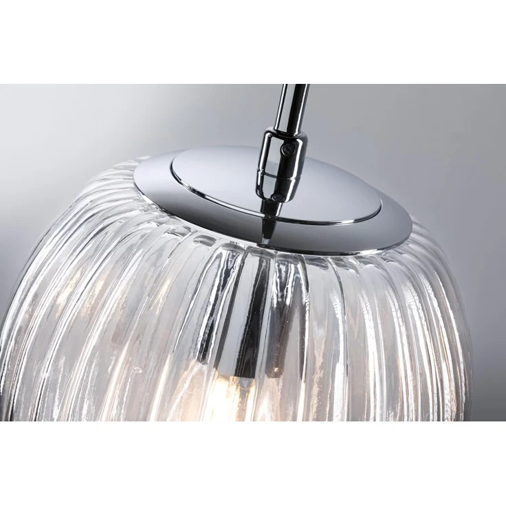 Paulmann 71143 Selection Bathroom Pendelleuchte Ruya Klarglas Chrom E14 IP44 – Bild 12