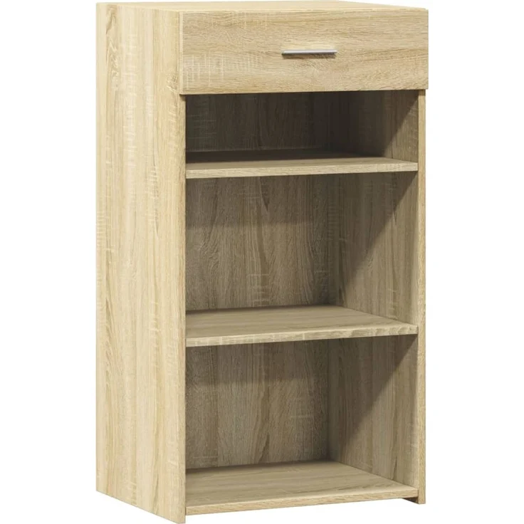 vidaXL Sideboard Sonoma-Eiche 50x42,5x93 cm Holzwerkstoff 846329 – Bild 2