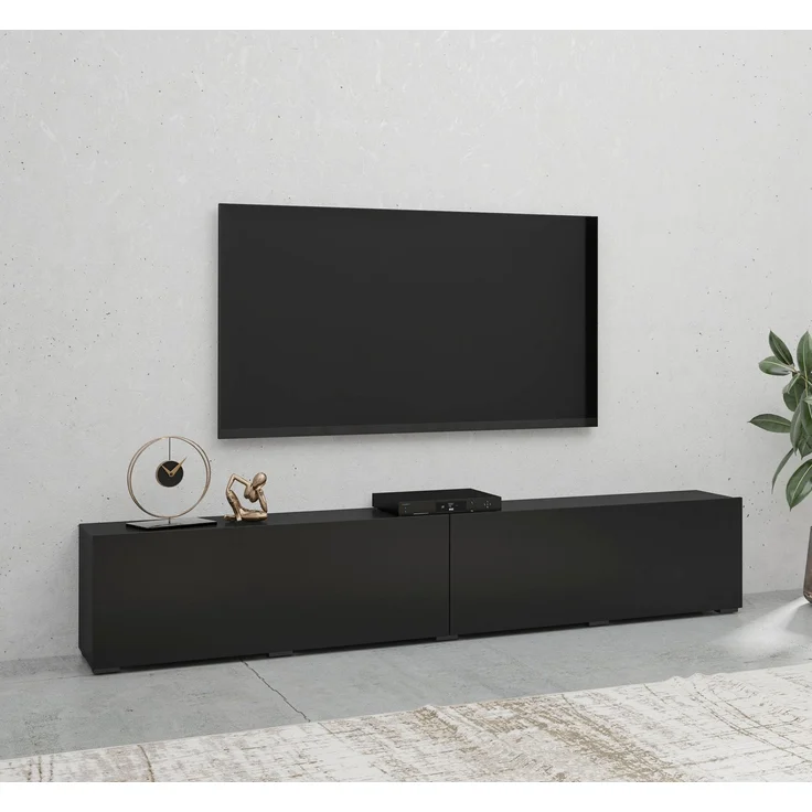 INOSIGN Lowboard Ava, Breite 180 cm, hängend und stehend montierbar, moderne grifflose TV-Kommode, TV-Schrank, TV-Board – Bild 1