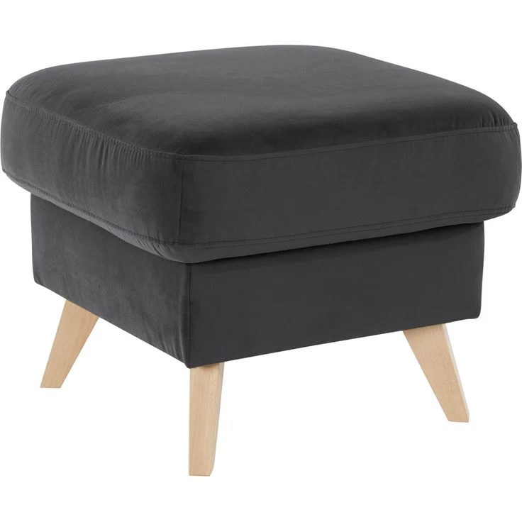 exxpo - sofa fashion Hocker Nappa mit praktischem Staufach unter der Sitzfläche – Bild 2