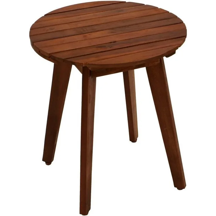 Beistelltisch BAYAMO 40cm rund,Akazie geölt
