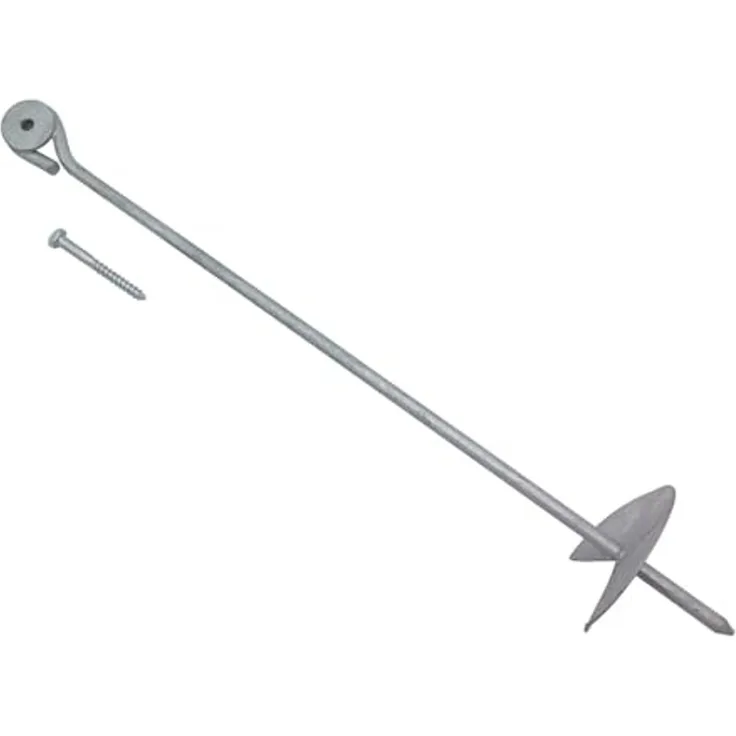 Erdanker 60 cm Bodenanker für Schaukel Spielturm Erdnagel Befestigungsanker Zelt
