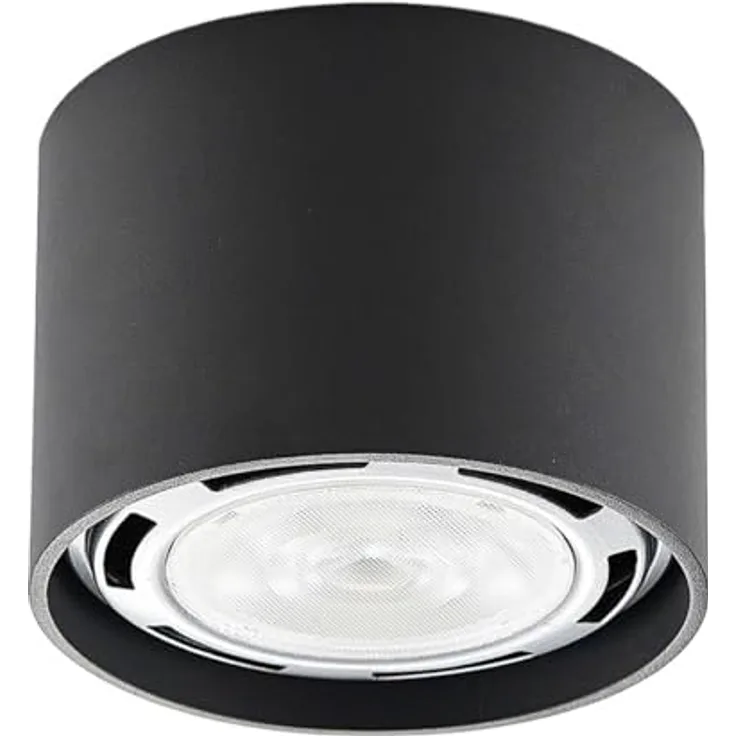 Arcchio Strahler Mabel, 1-flammige Deckenlampe aus Aluminium mit GU10 Fassung, moderne Küchenleuchte, alu
