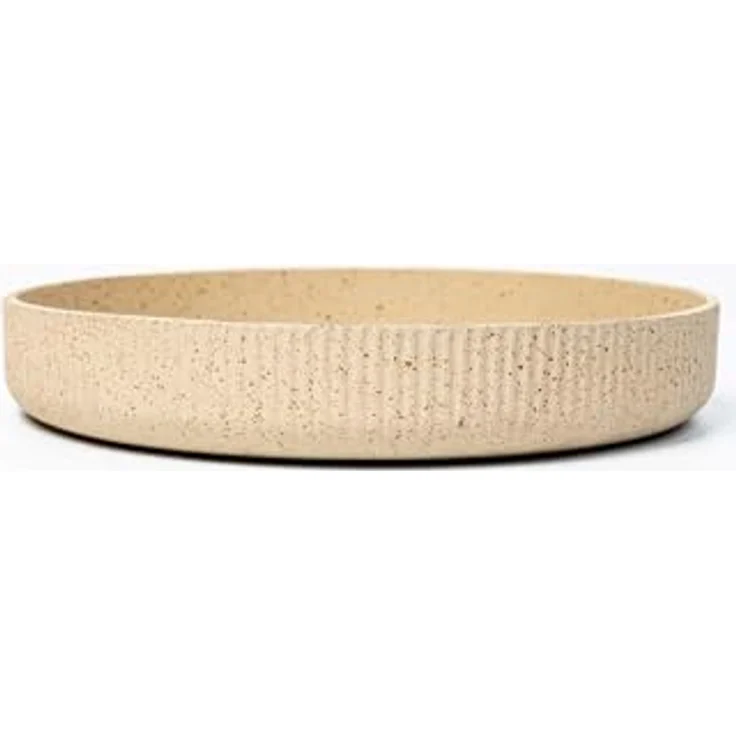 VIVANNO Pflanzschale Fiberglas ORYVEN Schale - Arbanerelief Matt (1 St), 30x5 cm – Bild 7