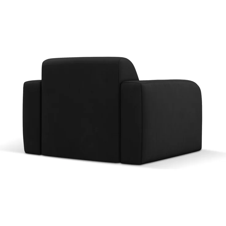 Micadoni Sessel Molino Strukturierter Stoff Schwarz – Bild 3
