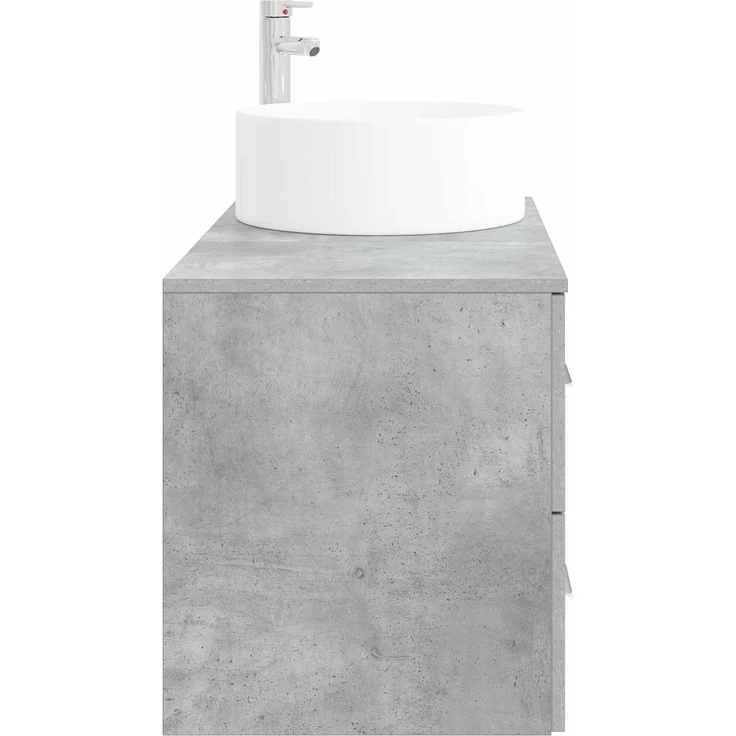vidaXL Badezimmerschrank-Set 2 stk. Betongrau 79,5 x 44,5 x 80 cm 3404011 – Bild 4
