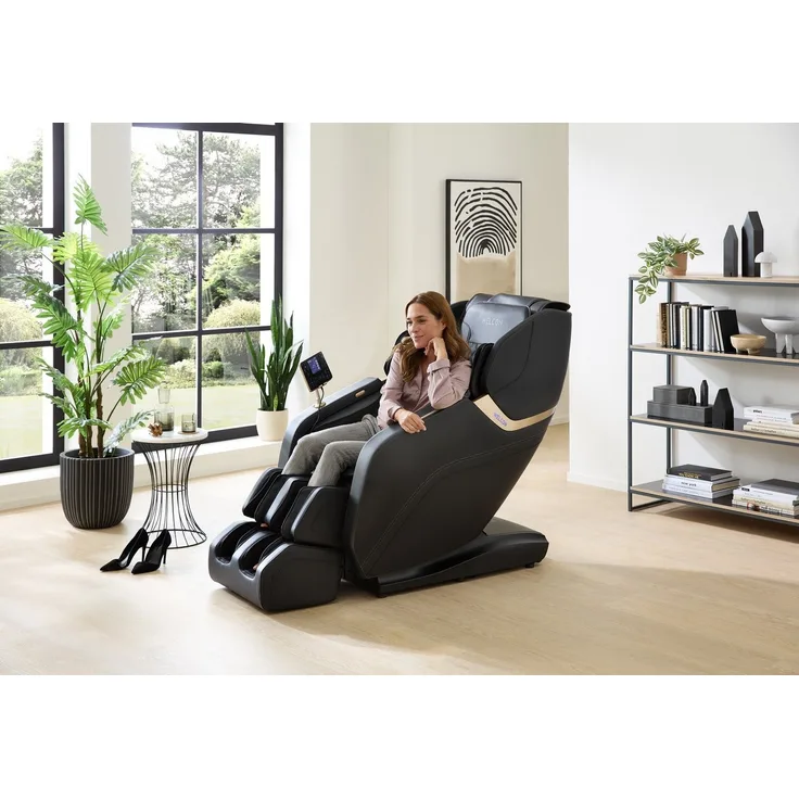 WELCON Massagesessel Massagesessel PRESTIGE III 4D mit Scan Funktion und Heizung