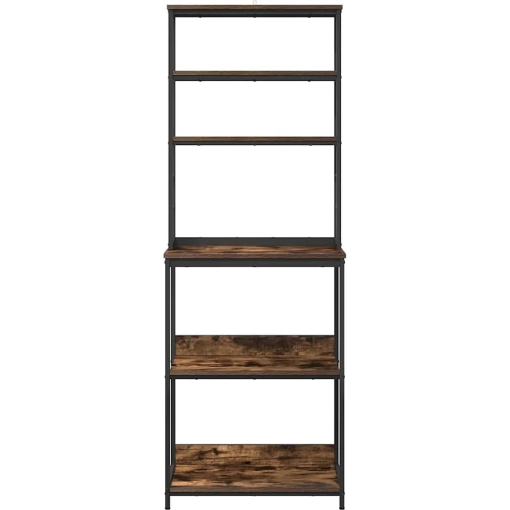 vidaXL Küchenregal Geräucherte Eiche 60 x 40 x 168 cm Holzwerkstoff 883882 – Bild 5