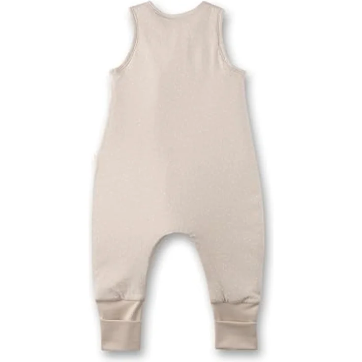 SANETTA Baby-Schlafsack mit Füßen Beige | Praktischer und bequemer Unisex-Schlafsack aus Bio-Baumwolle. Baby-Schlafsack mit Reißverschluss und Regenbogen-Print | Baby Sleeping Bag – Bild 2