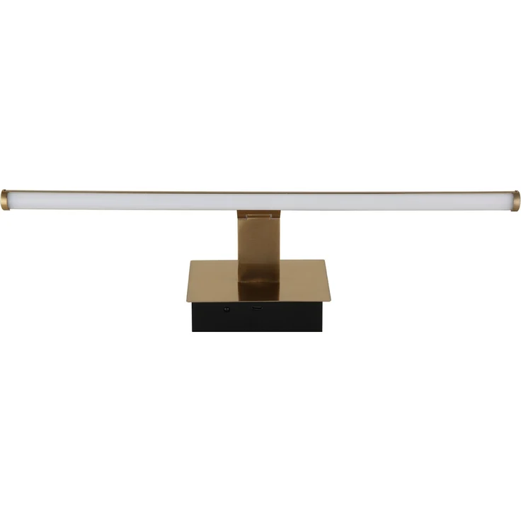 Akku Bilderlampe Messing kabellos zum Kleben, Breite 40cm – Bild 7