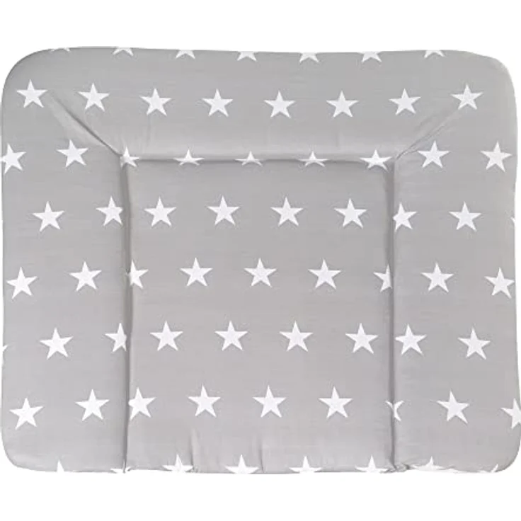 roba Wickelauflage 'Little Stars' - weiche Wickelunterlage 85 x 75 cm - Wickeltischauflage - Grau – Bild 2