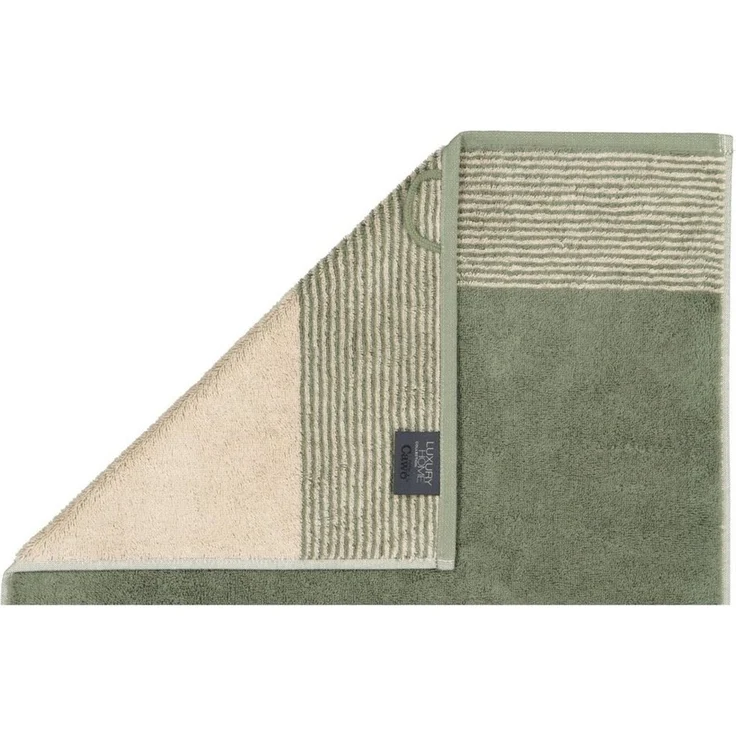 CAWÖ Handtuch - Luxury Home, C Two-Tone, Walkfrottier Field 50x100cm – Bild 3