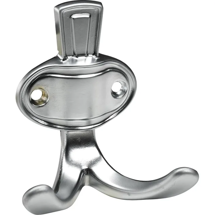 Hettich Mantelhaken 7,6 x 6,8 x 4,5 cm Aluminiu-Optik - 1 Stück