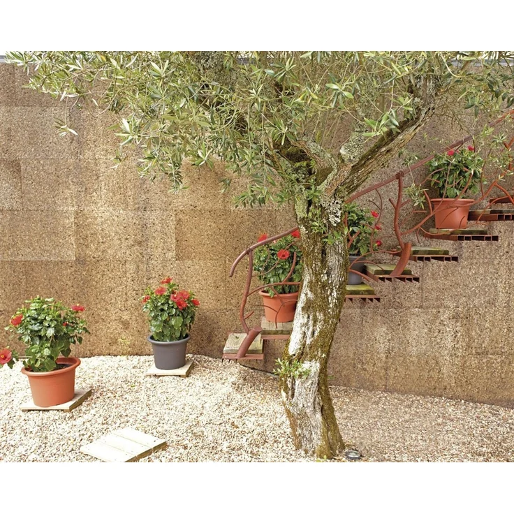 Artevasi Pflanztopf Venezia Cilindro Kunststoff terrakotta matt Ø 25 x 18 cm – Bild 5