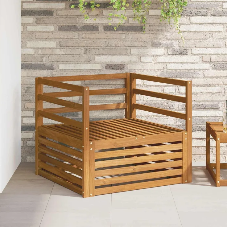 vidaXL 2 stk. Outdoor-Sofa Natur 3436374