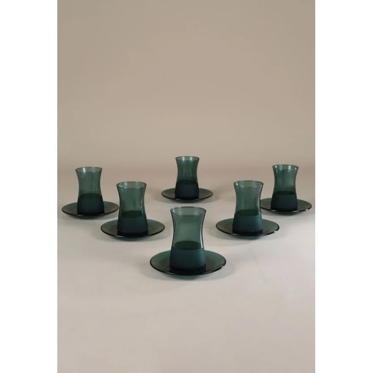 Hermia Concept '8682225130070' Teegläser-Set (12-teilig), Grün, 170 ml – Bild 1