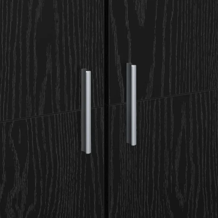 vidaXL Highboard Schwarz Eichen-Optik 60 x 35 x 180 cm Holzwerkstoff 3365569 – Bild 10