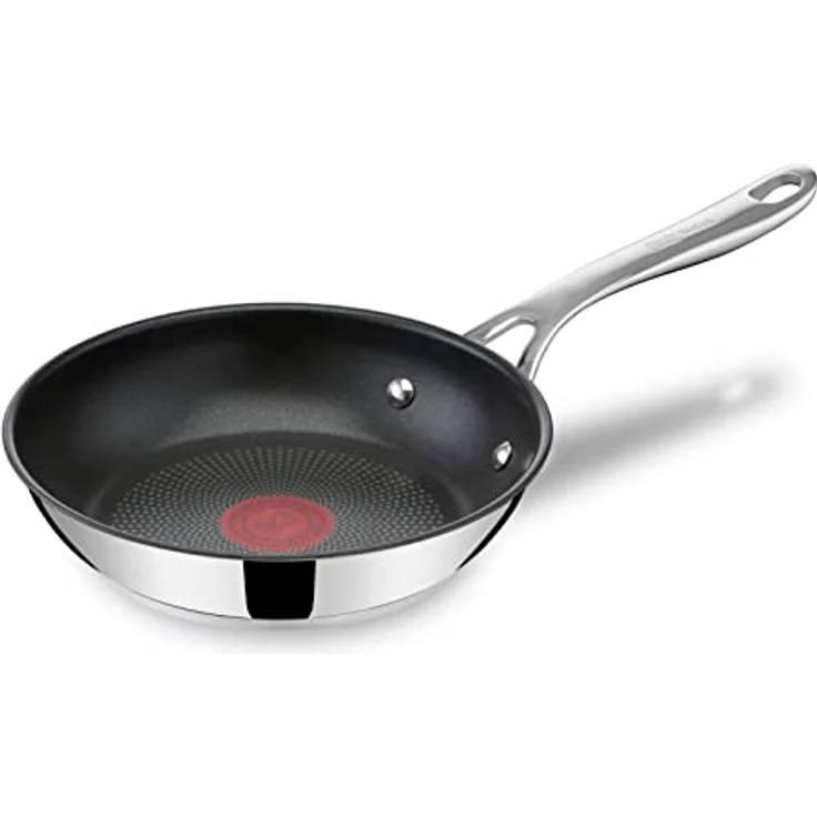 Jamie Oliver by Tefal Cook's Direct On Bratpfanne 20 cm, Antihaft, Induktionstauglich, Backofenfest, Edelstahl, Genieteter Griff, E3040244 – Bild 2