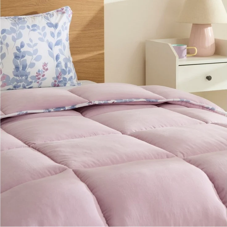 Karaca Bettwäsche Leaf Multicolor Doppelbett Komforter Bettdecken Set 200x200+2x50x70 – Bild 2