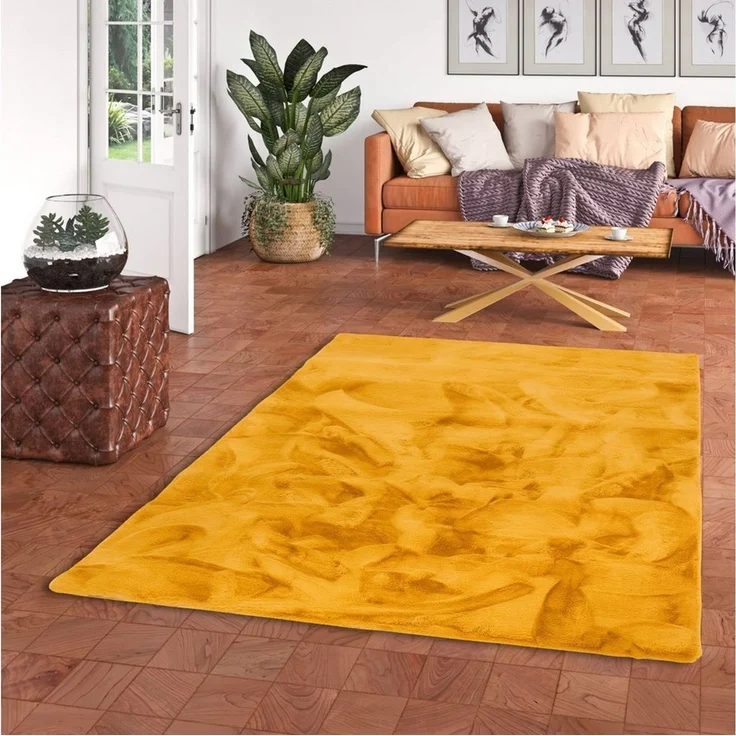 Pergamon Fellteppich Fellteppich Luxus Super Soft Plush, Rechteckig, Höhe: 25 mm – Bild 5
