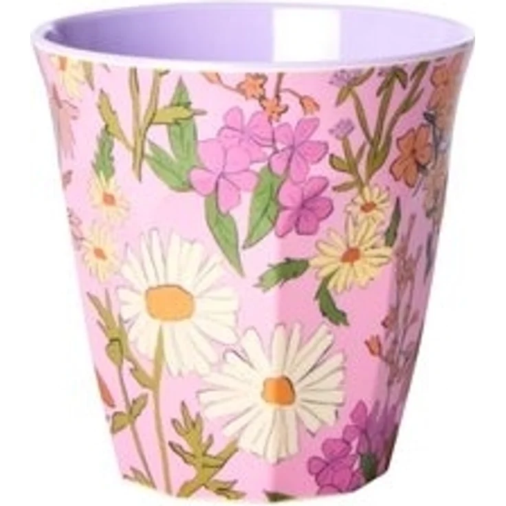 RICE A/S Becher Rice Becher Melaminbecher aus 100% Melamin Daisy Dearest medium – Bild 4