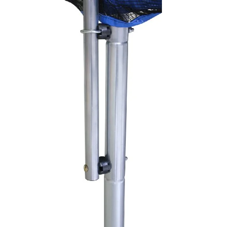 SixBros. SixJump 3,05 M Gartentrampolin, blau, mit Sicherheitsnetz, Leiter und Wetterplane, max. 120 kg Belastbarkeit – Bild 4