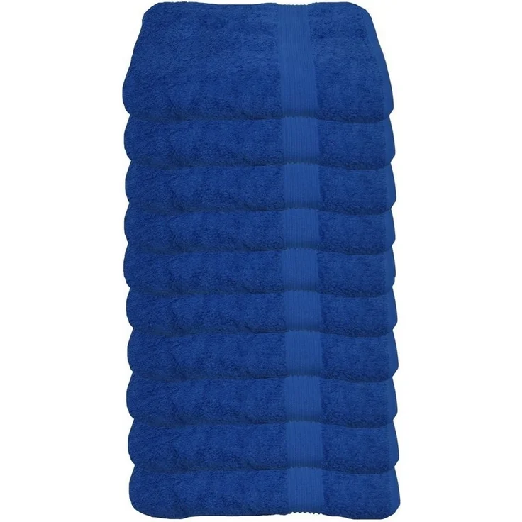 Julie Julsen Gästehandtücher 10-Gästehandtücher-Royalblau-Gästetuch 30 x 50 cm, Baumwolle (10-St) – Bild 3