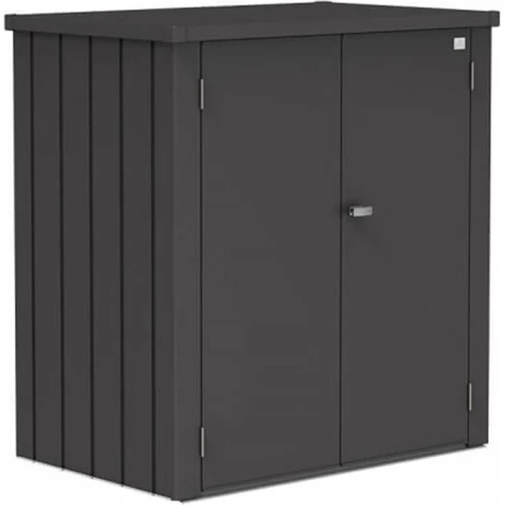 Biohort Terrassenschrank Romeo, L: 132 x 87 x 140 (b x t x h) cm, quarzgrau-metallic – Bild 1
