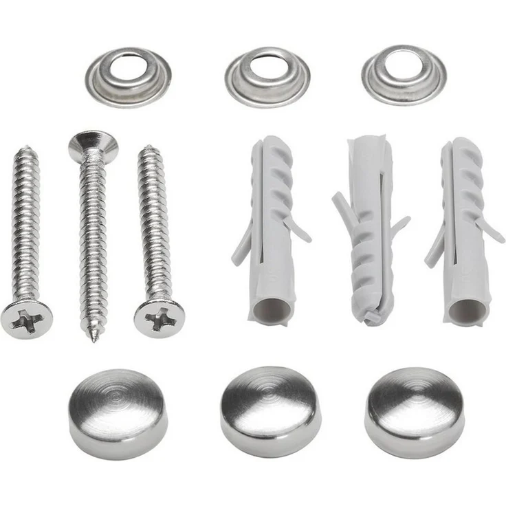 SO-TECH® Garderobenleiste Hakenleiste JOEL echt Edelstahl Garderobenhaken Wandhaken (2 St), mit 8 Haken - Länge 610 mm – Bild 4