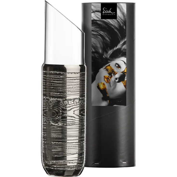 Eisch Karaffe Goldleaf Platin, Weinkaraffe, Wasserkaraffe, Kristallglas, Platin, 1 L, 77676710