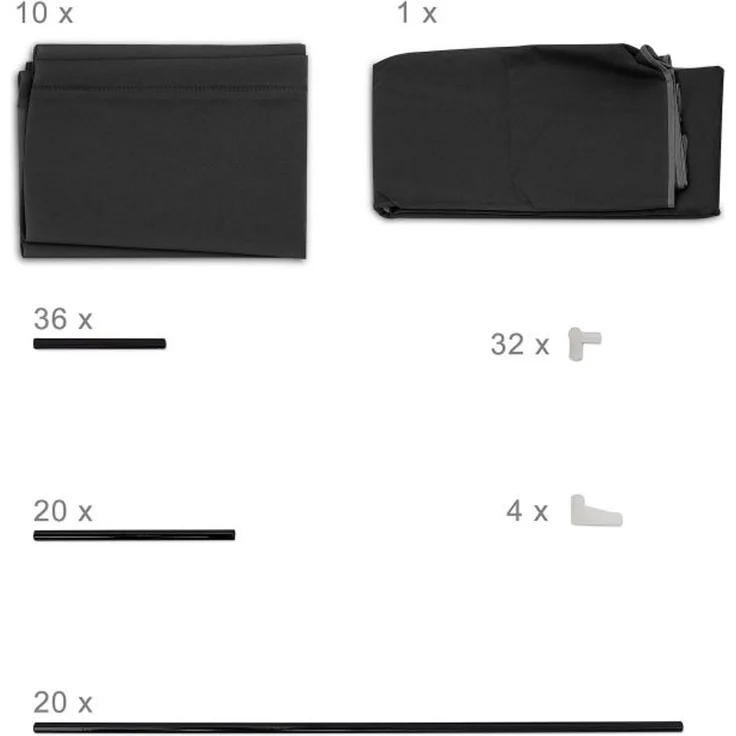 Relaxdays Schuhschrank VALENTIN hoch – Bild 7
