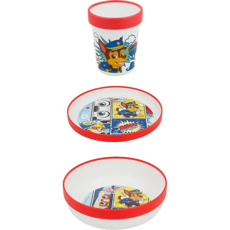 Paw Patrol Mikrowellen Geschirr Set 3 tlg.