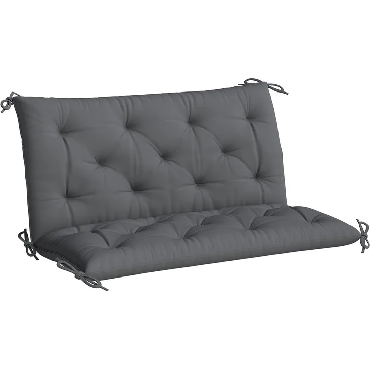 Outsunny Sofakissen Bankauflage für Gartenbank