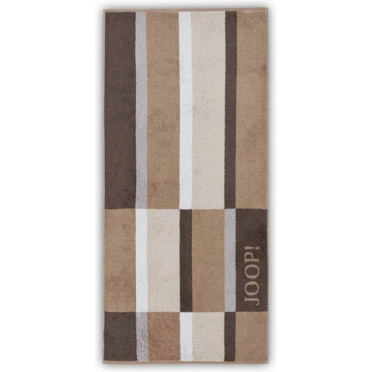 JOOP! Handtücher Shades Checked Sand 1688 33 50 x 100 cm