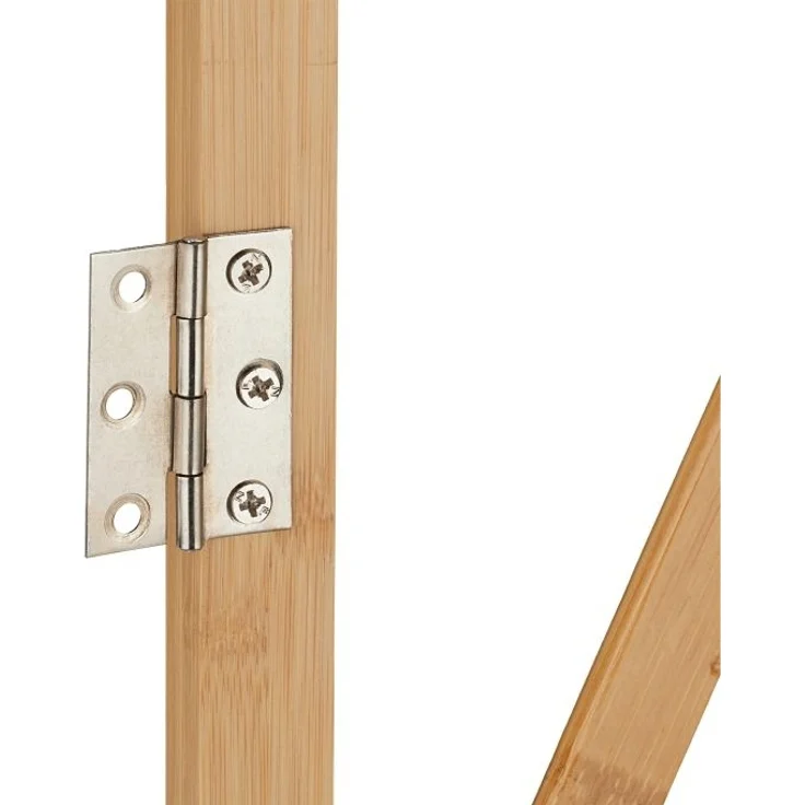 Relaxdays Hundeabsperrgitter, ausziehbar bis 130 cm, 87,5-100 cm hoch, Bambus, Hunde Schutzgitter, Treppe & Tür, Natur – Bild 8