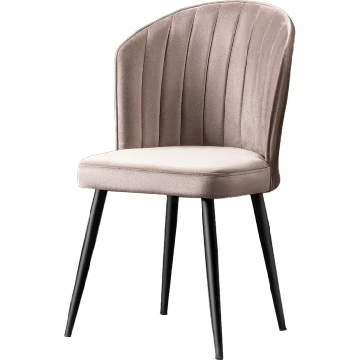 Skye Decor 'Rubi - Cappuccino' Stuhlset (2-teilig), Cappuccino / Schwarz, 52 x 85 x 42 cm – Bild 4