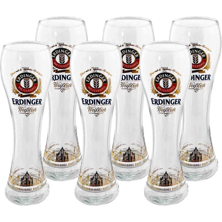 Ritzenhoff & Breker ERDINGER Weißbierglas 0,5l 6er Set